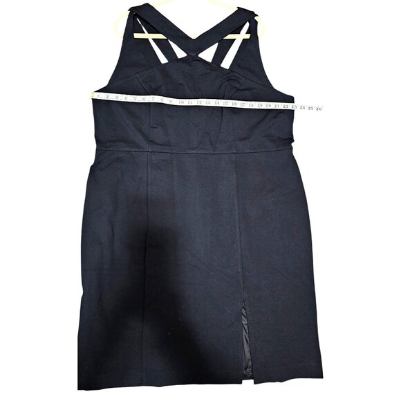 Christian Siriano For Lane Bryant Black Sleeveless Dress 24 - Picture 12 of 12